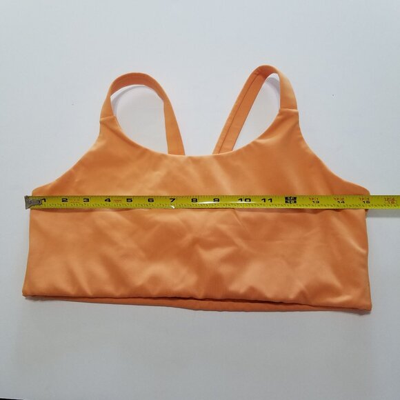 Girlfriend Collective Bundle Unlined Sports Bras Orange and Brown Size L - Picture 6 of 9
